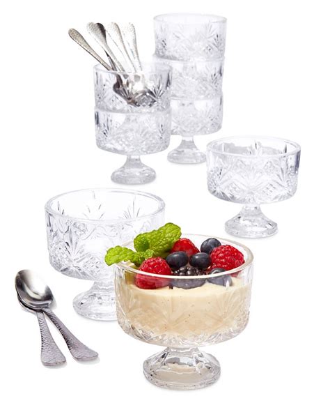 Godinger Dublin Collection Crystal 16 Pc Trifle Tasting Set Macys