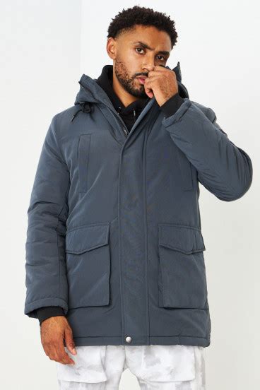 Blue Hooded Parka Brentiny Paris