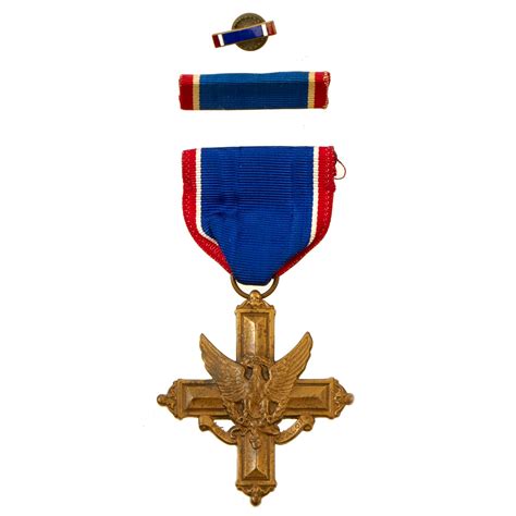 Original Us Wwii Cased Distinguished Service Cross Set By Robbins Co