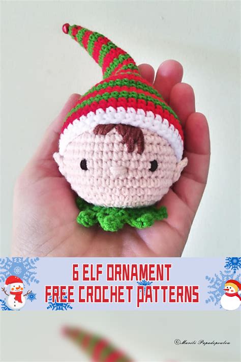 6 Enchanting Elf Ornament Crochet Patterns For The Holidays