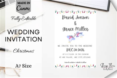 Save The Date Invitation Canva Bundle Bundle · Creative Fabrica