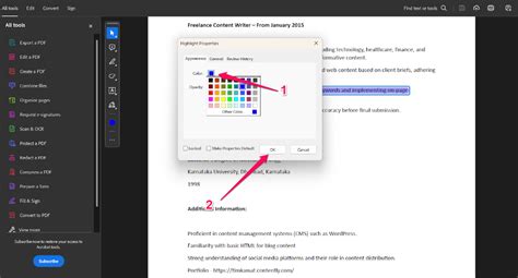 How To Change Highlight Color In Adobe Acrobat