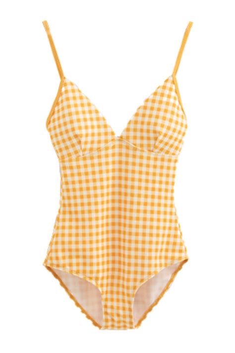 Davina V Neck Gingham Swimsuit Colors Shopperboard