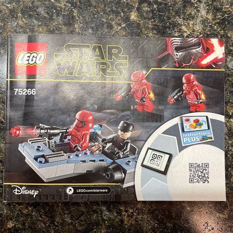 Lego Star Wars Sith Troopers Battle Pack Box And Instructions