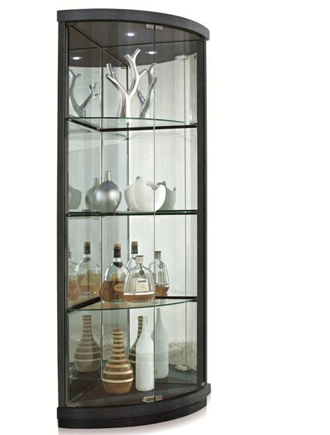 Contemporary Corner Curio Cabinet Glass Curio Cabinets Curio