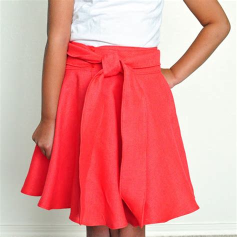 Wrap Skirt Made From A Circle Skirt Simple Simon And Company