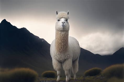 A Stunning Wild Alpaca From Nature