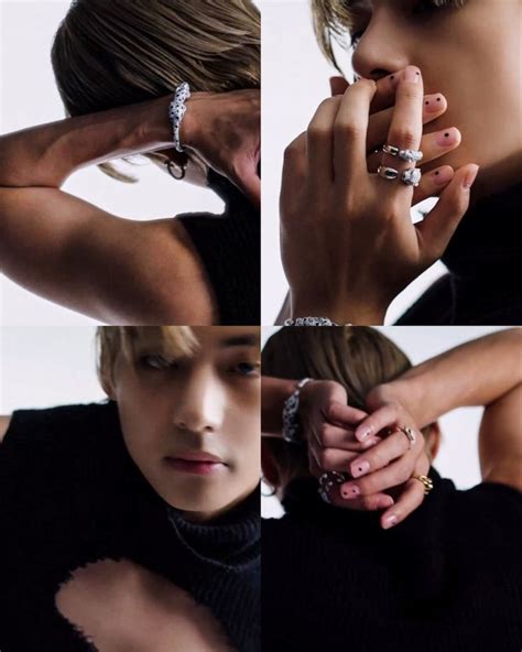 Pin By Laura On V In Taehyung Classy Acrylic Nails Kim Taehyung