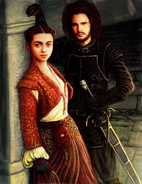 Jon Snow And Arya By Modji 33 On Deviantart