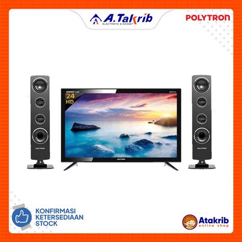 Jual POLYTRON LED 24 PLD 24TV1855 Cinemax Sound Tower Indonesia Shopee