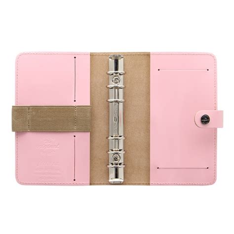 The Filofax Original Organizer Planner Personal Patent Rose Leather