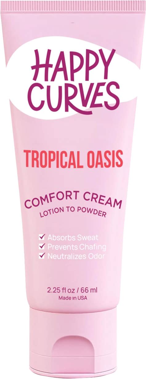 Happy Curves Comfort Powder 5 Oz Talc Free Anti Chafe