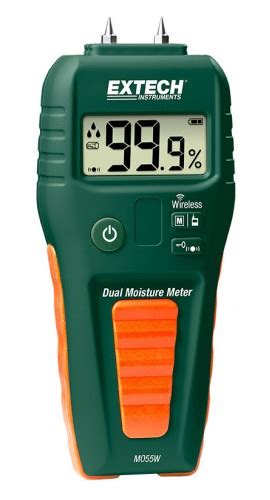 Extech Mo W Wireless Data Logging Pin Pinless Moisture Meter