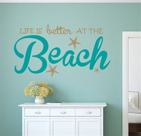 Life Is Better Beach Wall Decal Sticker