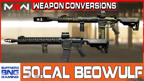 50cal Beowulf Weapon Conversion Call Of Duty Modern Warfare Iii