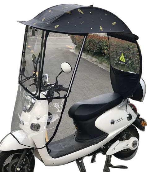 Motorcycle Umbrella Universal Car Motor Scooter Waterproof Umbrella Sun