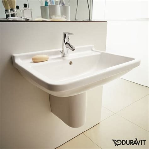 Duravit Starck Lavabo Mural Avec Wondergliss Blanc