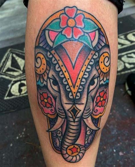 Eye Catching Mandala Elephant Tattoo Ideas Inku Paw