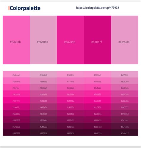 30 Pastel Pink Color Palette | Curated collection of Color Palettes