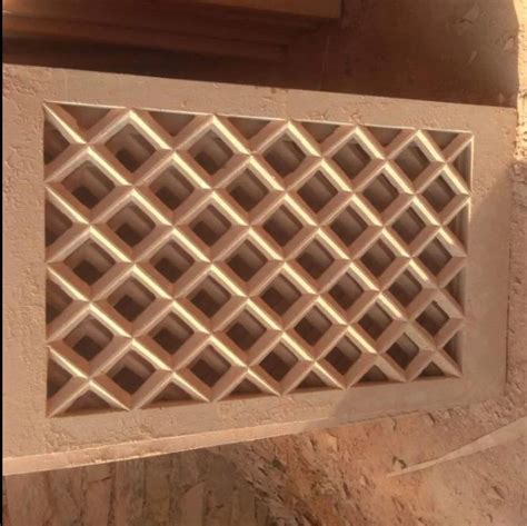 Polished Dholpur Red Stone Jali For Relling Garden Use And Home Use