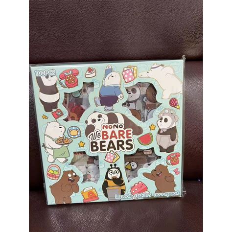 Jual Sticker Karakter Lucu We Bare Bears Stiker Waterproof Isi