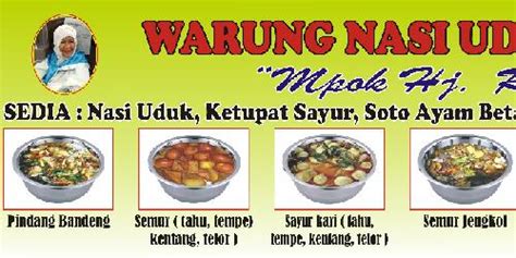 Daftar Harga Menu Delivery Warung Nasi Uduk Betawi Mpok Hj Rukiyah