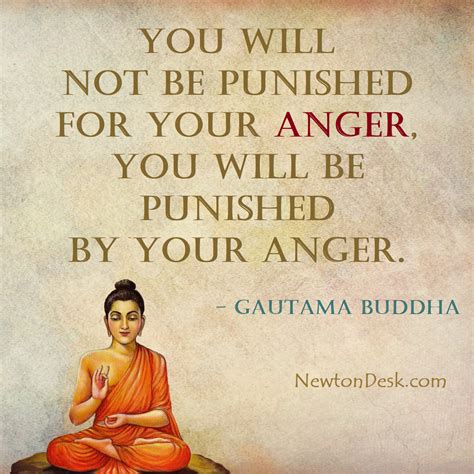 Gautama Buddha Says You Will Not Be Punished For Your Anger You