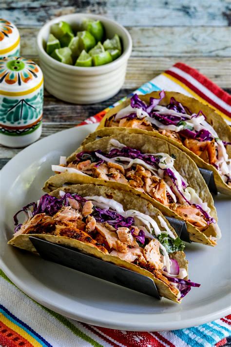 Salmon Tacos with Mexican Slaw - ExercisesTips