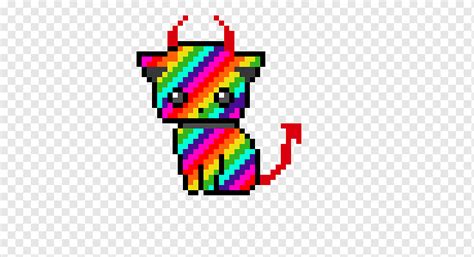 Nyan Cat Pixel Art Gato Animais Texto Ret Ngulo Png Pngwing