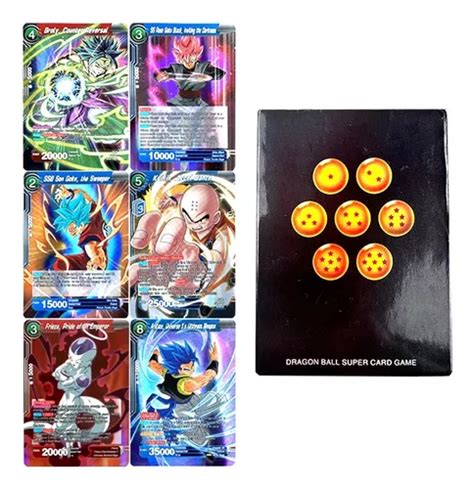 Cartas Dragon Ball Super Cards Brillantes Pack Cartas Cuotas