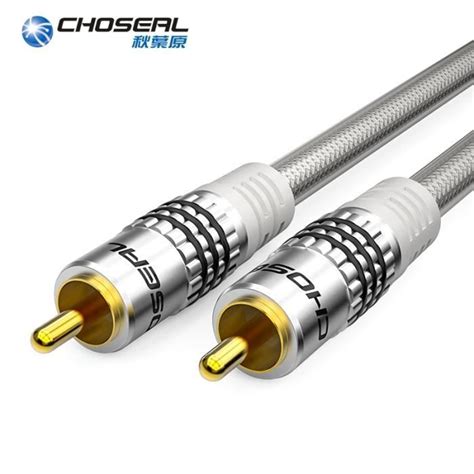 M C Ble Coaxial Audio Num Rique S Pdif Rca M Le Vers Rca M Le Pour