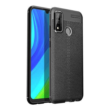 Olixar Attache Huawei P Smart 2020 Leather Style Protective Case Black