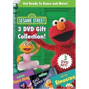 Get Ready to Dance and Move Sesame Street 3 DVD Gift Collection