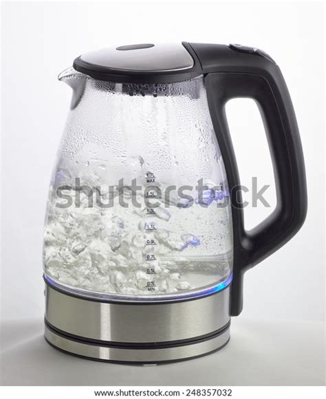 Electric Kettle Boiling Water Stock Photo Edit Now 248357032