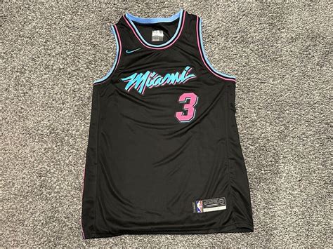 Miami Heat Dwayne Wade Small Nike Miami Vice Nights Swingman Jersey