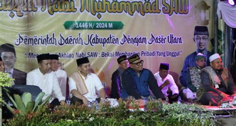 Ratusan Warga Ppu Hadiri Peringatan Maulid Nabi Muhammad Saw Di Rumjab