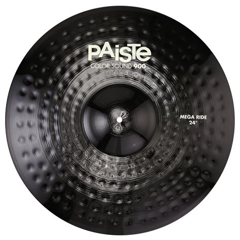 Paiste Color Sound 900 Black 24 Mega Ride Ride Cymbal