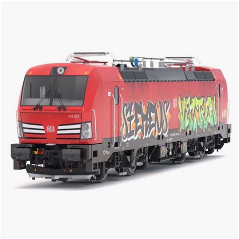 Modelo 3d Siemens Vectron DB Con Graffiti TurboSquid 2150269