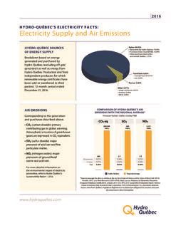 Hydro Québec s electricity facts Electricity Supply hydro qu 233