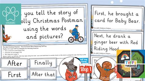 Teacher S Pet The Jolly Christmas Postman Story Sequencing Tuff