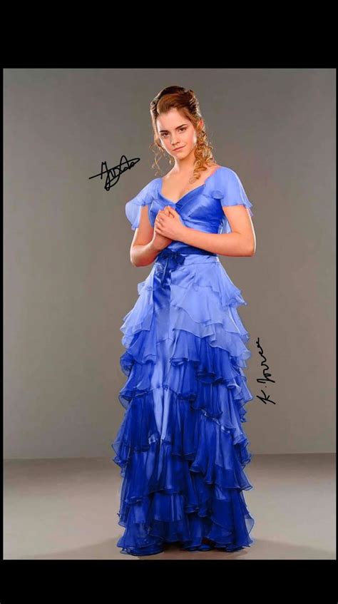 Hermione Granger Yule Ball Dark Blue Dress In 2023 Emma Watson Harry