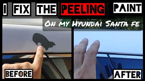 Hyundai Peeling Paint 💩 I Fix It With Spray Can Really Nice Result Youtube