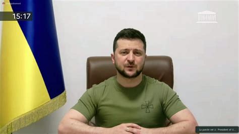 Suivez Le Discours De Volodymyr Zelensky L Assembl E Nationale