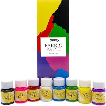 Mont Marte Textile Fabric Paint Set Pieces X Ml Permanent