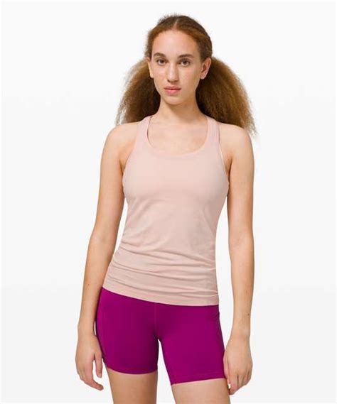 Lululemon Swiftly Tech Racerback Dark Prism Pink White Lulu