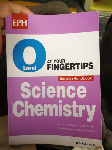 O Level Science Chemistry Revision Guide Hobbies And Toys Books