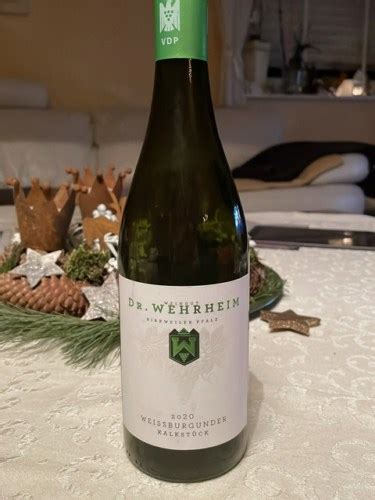 Dr Wehrheim Weisser Burgunder Kalkst Ck Vivino Us