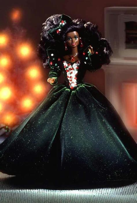 1991 African American Holiday Barbie 2nd African American Holiday Barbie In The Holiday Barbie