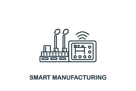 Smart Manufacturing Icon Graphic By Aimagenarium · Creative Fabrica