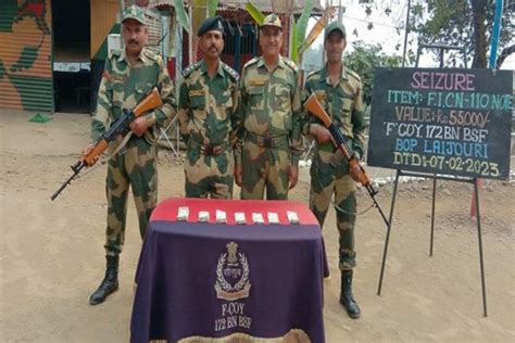 Meghalaya Bsf Foils Smuggling Bid Seizes Fake Currency